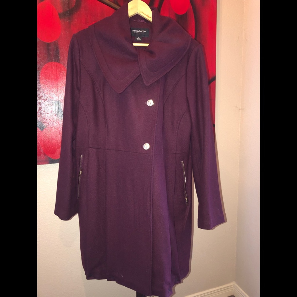 NWOT Liz Claiborne Long Coat.